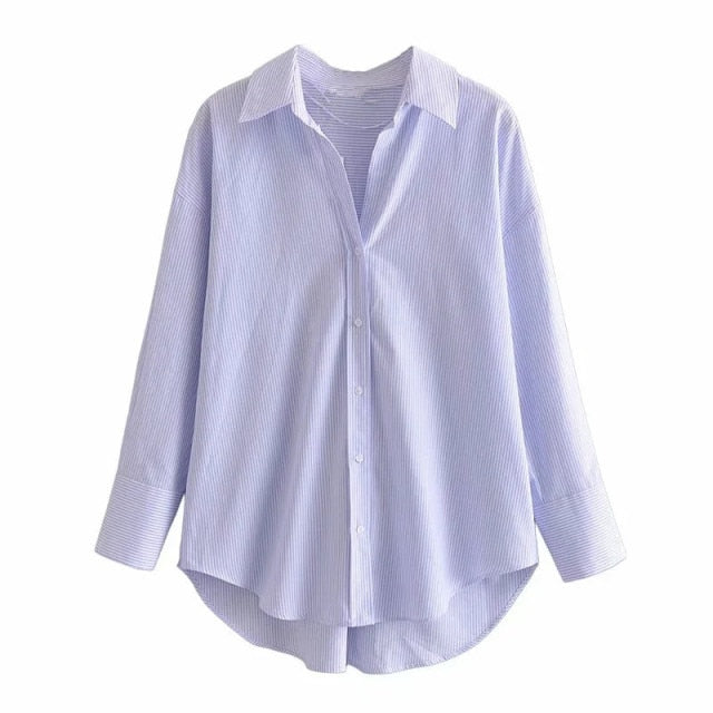 PSEEWE Za Top Woman Yellow Button Up Shirt Women Long Sleeve Spring 2021 Office Blouse Female Asymmetric Hem Chic Pink Shirt